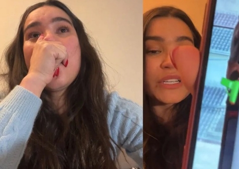 Chorando, ex-A Fazenda Raissa Barbosa denuncia agressões do ex-namorado