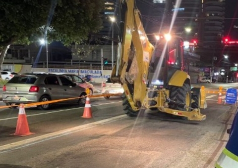 Trecho da avenida Mário Ypiranga terá intervenção a partir desta quinta