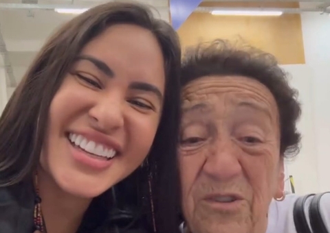 Isabelle visita o Alegrete e encanta internautas com encontro com avó de Matteus 