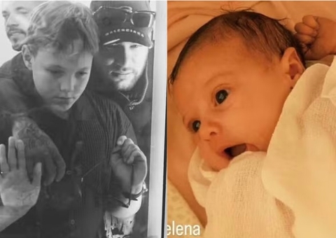 Neymar celebra 1 mês de vida da filha Helena