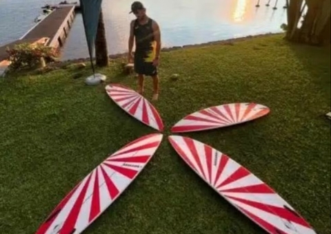 Rival australiano de Medina troca desenho da prancha após reclamação da Coreia do Sul