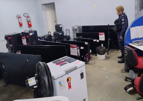 Produtos roubados da loja Ramsons estão avaliados em quase R$ 125 mil