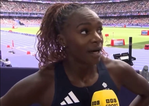 Atleta chora e abandona entrevista ao vivo por não se classificar nos 100m