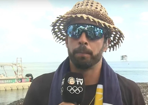 Pedro Scooby "viaja" durante cobertura ao vivo das Olimpíadas; vídeo