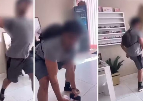 Personal trainer destrói salão de beleza ao cobrar dívida de ex-aluna