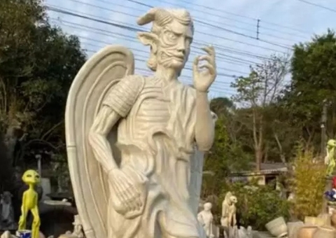 Santuário para Lúcifer será inaugurado no RS; estátua terá mais de 5 metros