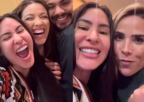 Isabelle reencontra ex-BBBs em noite de karaokê na casa de Wanessa Camargo