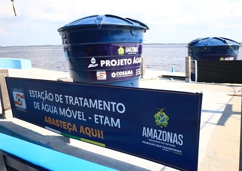 Ribeirinhos do Amazonas recebem estações de tratamento de água para aliviar efeitos da seca