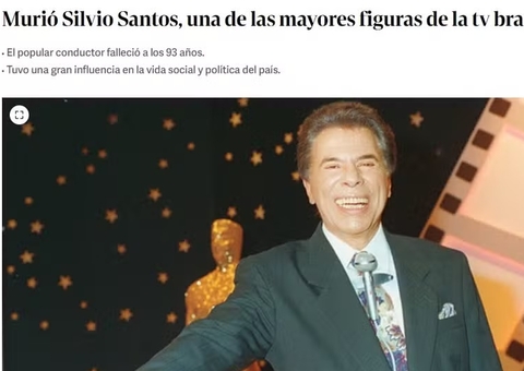 Imprensa internacional repercute morte de Silvio Santos