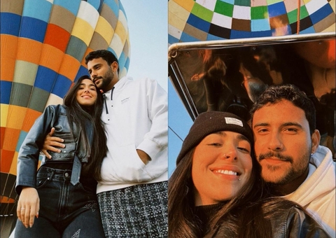 Ex-bbb Pizane emociona ao pedir Giovanna em namoro durante passeio de balão; vídeo