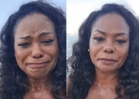 Aos prantos, Selminha Sorriso anuncia fim do casamento: "Triste o que ele fez comigo"