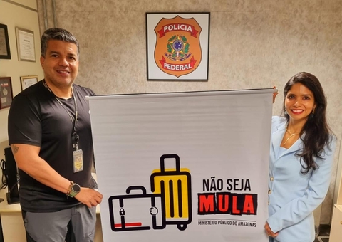 Campanha “Não Seja Mula” chega ao Aeroporto Internacional de Manaus