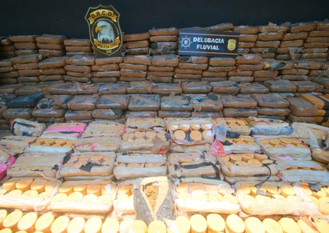 Droga encontrada em caminhão em Manaus está avaliada em R$ 20 milhões