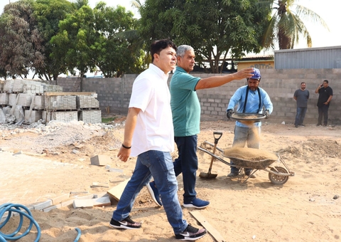 Keitton acompanha obras de pavimentação e projetos de infraestrutura em Coari