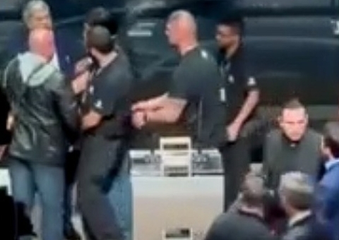 Vídeo mostra outro ângulo da agressão de Datena contra Pablo Marçal 