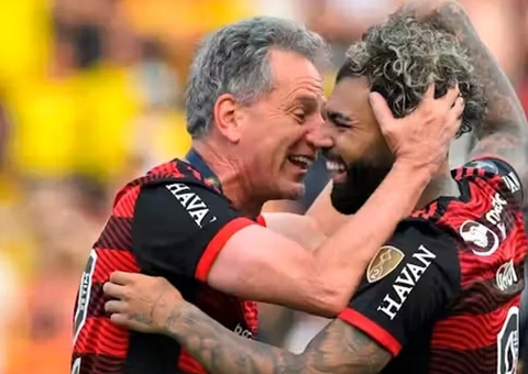 Presidente do Flamengo trata renovação com Gabigol e faz ultimato: “Ele decide”