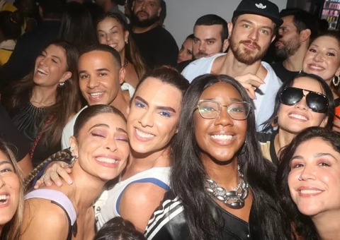 Mariah Carey barra famosos em área privilegiada de frente ao palco no Rock in Rio