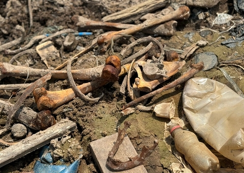 Ossada humana é encontrada na Feira da Panair