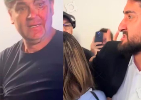 Assessor de Pablo Marçal dá soco em marqueteiro de Nunes durante debate; veja vídeo