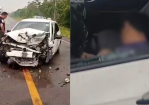 Motorista morre em grave acidente envolvendo quatro veículos na BR-319