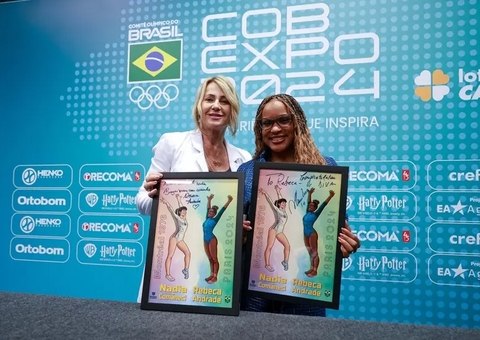 Rebeca Andrade e Nadia Comaneci fazem encontro em painel histórico da COB Expo