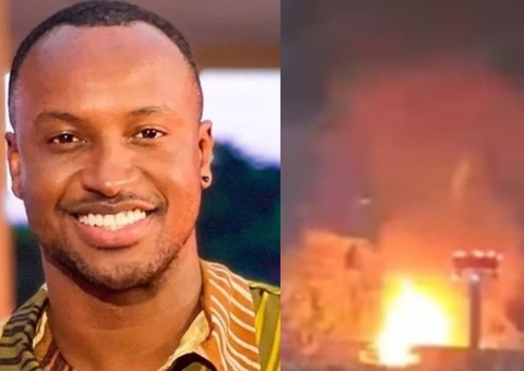 Incêndio invade evento durante show de Thiaguinho em Recife; vídeo