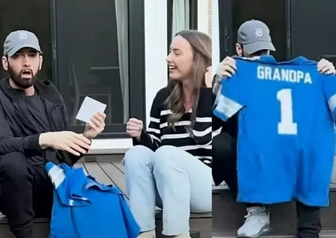 Eminem revela que será avô pela primeira vez em videoclipe; veja