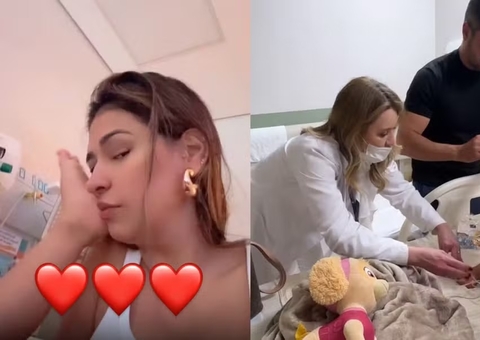 Filha de 3 anos de Simone Mendes é internada com Covid e Influenza