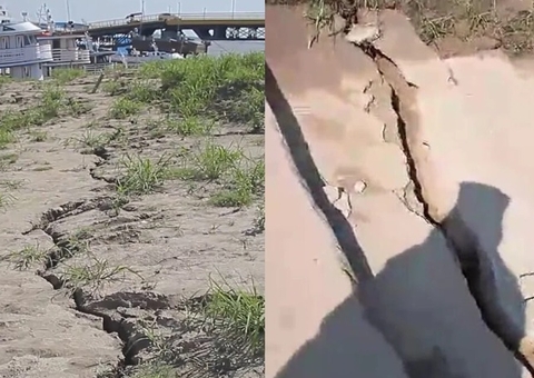 Morador mostra rachaduras no porto de Autazes e teme tragédia: 'vai acontecer aqui também'