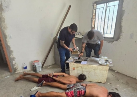 Polícia desarticula laboratório de droga comandado por 'Alan Índio' 