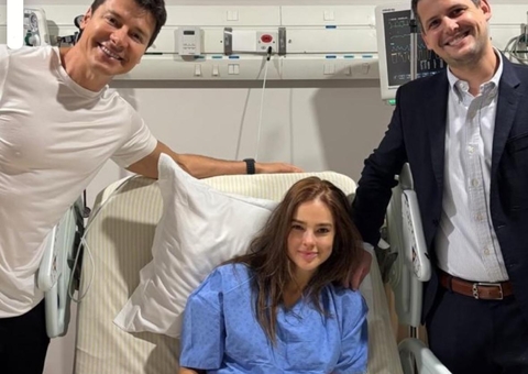 Vera Viel recebe alta hospitalar após cirurgia 