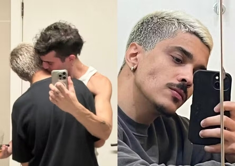 Fiuk dá beijo em cangote misterioso e intriga internautas: "Chico Moedas?"