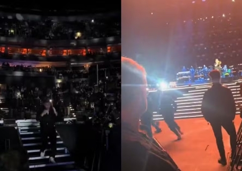 Nick Jonas sai correndo do palco após ter laser apontado para cabeça; vídeos