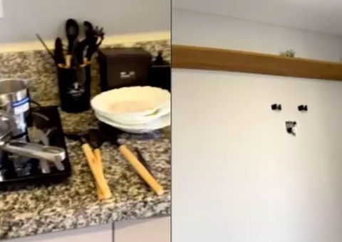 Desastre em Aluguel: hóspedes furtam TV e deixam imóvel sujo