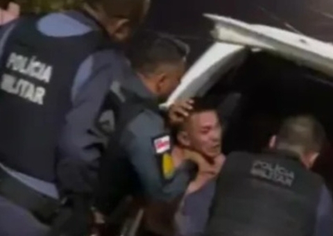 Suspeito de roubar casa chora ao ser preso na Cidade Nova