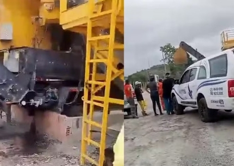 Funcionário de usina morre ao cair dentro de triturador de pedras