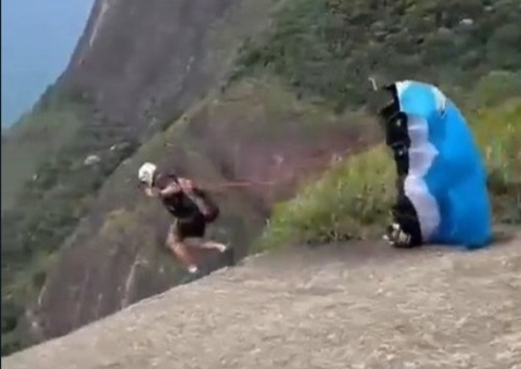 Vídeo: homem morre ao tentar saltar de speedfly