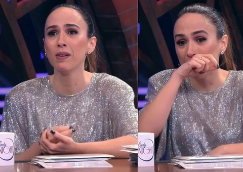 Tatá Werneck chora ao revelar abuso durante entrevista no Lady Night; vídeo