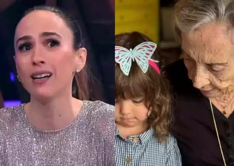 Tata Werneck pede orações ao anunciar internação da avó