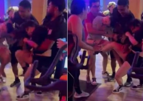 Confusão em academia de Fortaleza termina em briga por uso de aparelho; vídeo