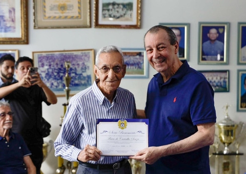 Omar destaca reconstrução do Nacional durante posse de Saullo Vianna como presidente do clube