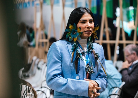 Marciele Albuquerque leva protagonismo indígena da Amazônia à COP 29 no Azerbaijão