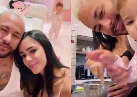Bruna Biancardi mostra rotina com Neymar e Mavie na Arabia Saudita; vídeo 