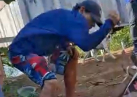 Durante resgate de homem torturado, criminoso ataca vítima a facadas em Manacapuru