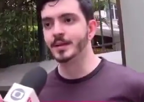 Nervoso, entrevistado comete erro ao vivo e chama veículo de 'caminhão pica'