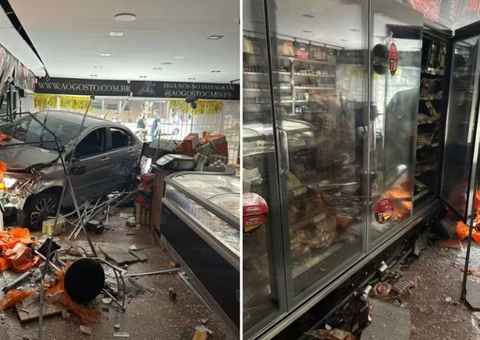 Motorista embriagado invade loja de carnes nobres e causa prejuízo de R$ 2 milhões