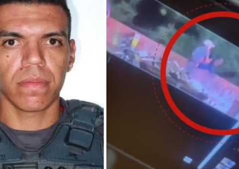 PM que jogou homem de ponte é preso
