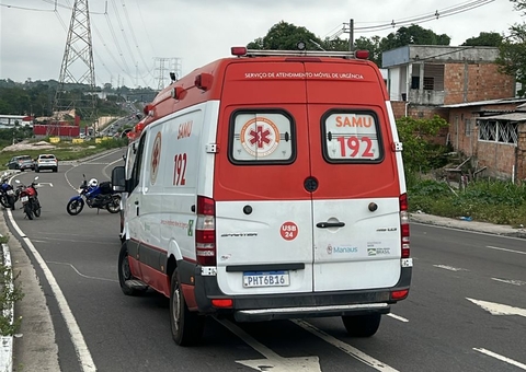 Acidente entre motocicletas deixa dois feridos na Avenida das Torres