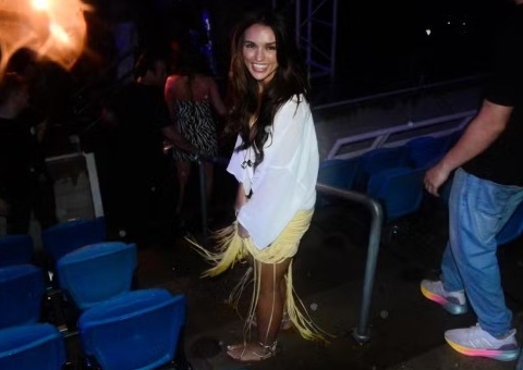 Rafa Kalimann curte show de Nattan após rumores de affair