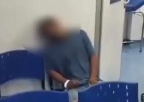 Vídeo: Homem morre sentado enquanto esperava atendimento em UPA
